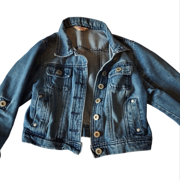 Short jeans jacket size medium - Picture 1 of 5